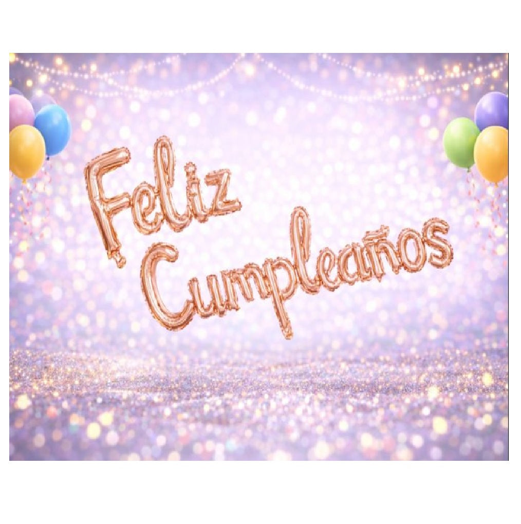 Globos Foil con Frases para Decoración de Cumpleaños y Fiestas