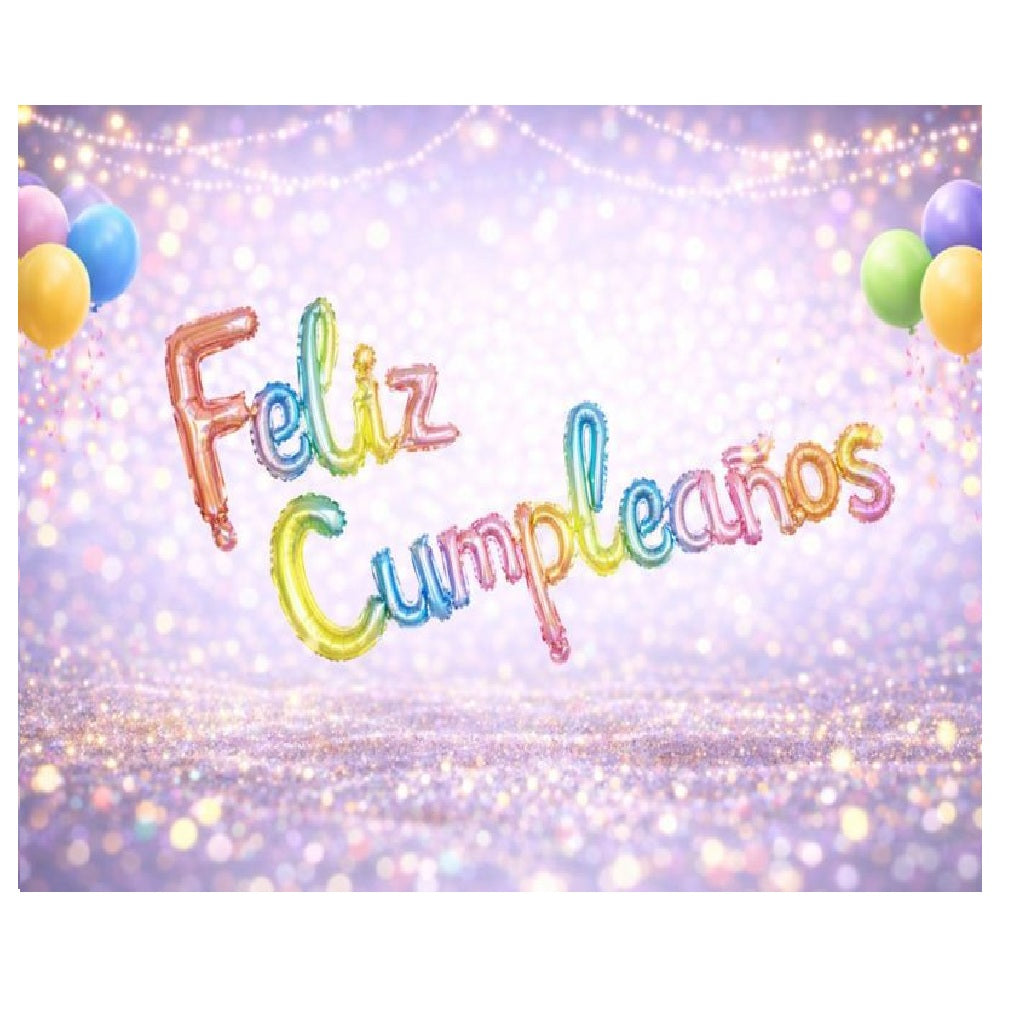 Globos Foil con Frases para Decoración de Cumpleaños y Fiestas