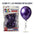 Globos 9 Pulgadas Metálicos x25 - Globos de Fiesta