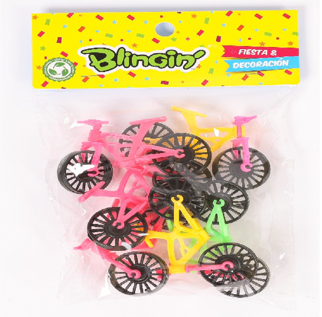 Set de Bicicletas de Juguete x6 Unidades – Mini Bicicletas de Colores