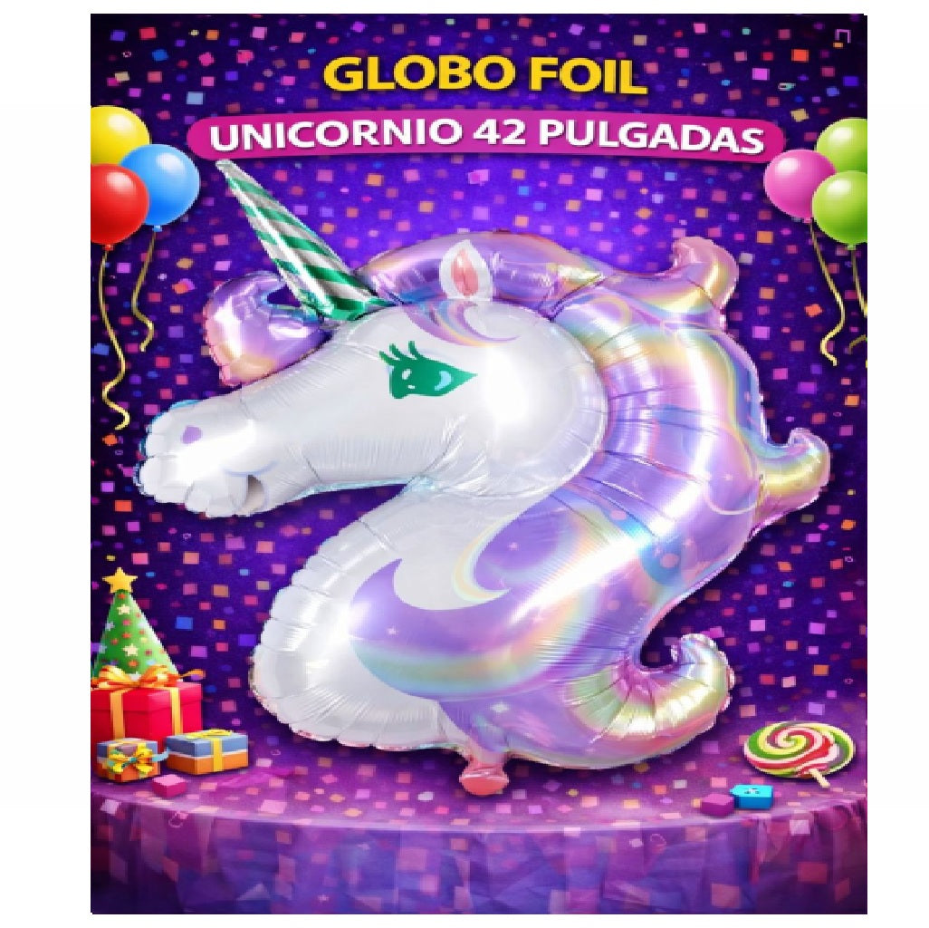 Decoración de Cumpleaños Unicornio – Set de Mesa para Fiesta Infantil