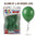 Globo 9" Colores Sólidos x10 - Globos de Látex para Decoración