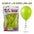 Globo 9" Colores Sólidos x10 - Globos de Látex para Decoración