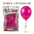 Globo 9" Colores Sólidos x10 - Globos de Látex para Decoración