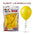 Globo 9" Colores Sólidos x10 - Globos de Látex para Decoración