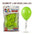 Globo 9" Colores Sólidos x50 - Globos de Látex para Decoración