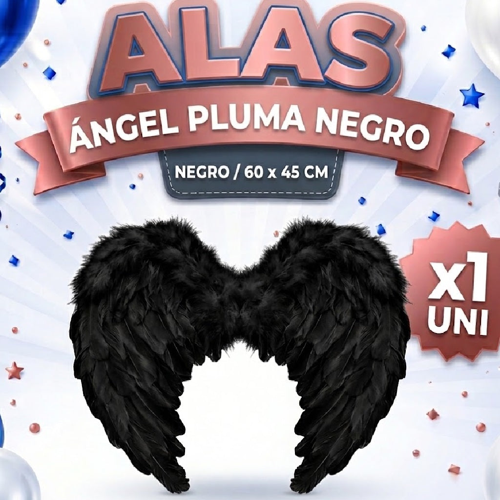 Alitas de Angel 60X45 CM Mix x1 - Alas de Disfraz para Niños