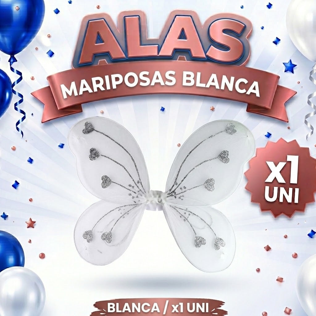 Alitas de Mariposas mix x1 - Alas de Disfraz para Niños
