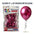 Globos 9 Pulgadas Metálicos x25 - Globos de Fiesta