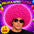 Pelucas Afro de Colores para Fiesta, Carnaval, Halloween y Cotillón