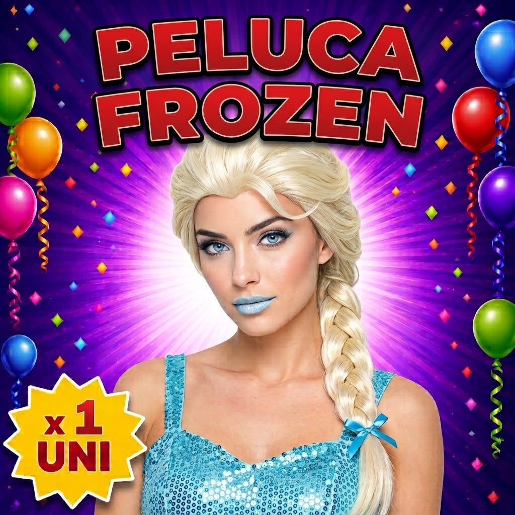 Pelucas Personajes para Fiesta, Carnaval, Halloween y Cotillón