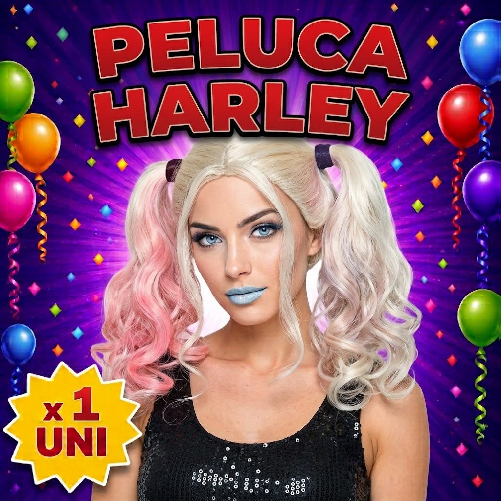 Pelucas Personajes para Fiesta, Carnaval, Halloween y Cotillón