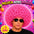 Pelucas Afro de Colores para Fiesta, Carnaval, Halloween y Cotillón