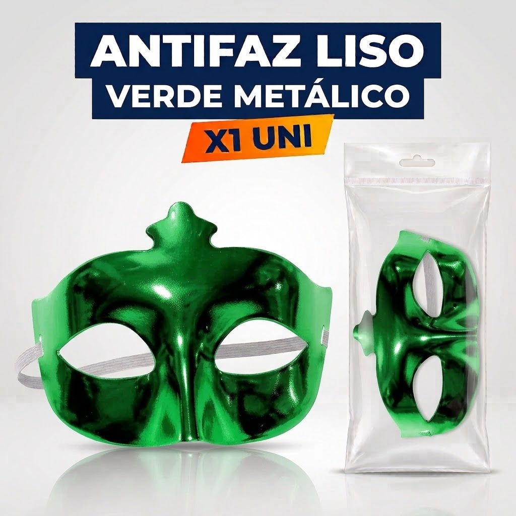 Antifaz Liso x1 – Accesorio Fiesta, Disfraz y Cotillón