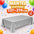 Mantel de Mesa 137 x 274 cm de Colores para Fiesta, Cumpleaños y Decoración de Eventos