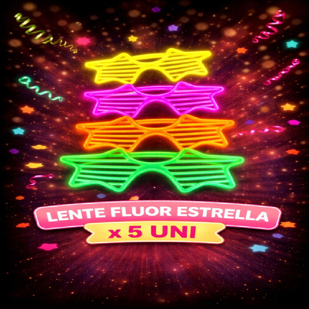 Lentes de Fiesta Mix Party para Disfraces, Cumpleaños, Cotillón y Eventos