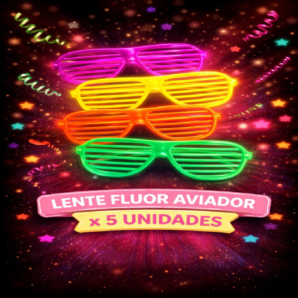 Lentes de Fiesta Mix Party para Disfraces, Cumpleaños, Cotillón y Eventos