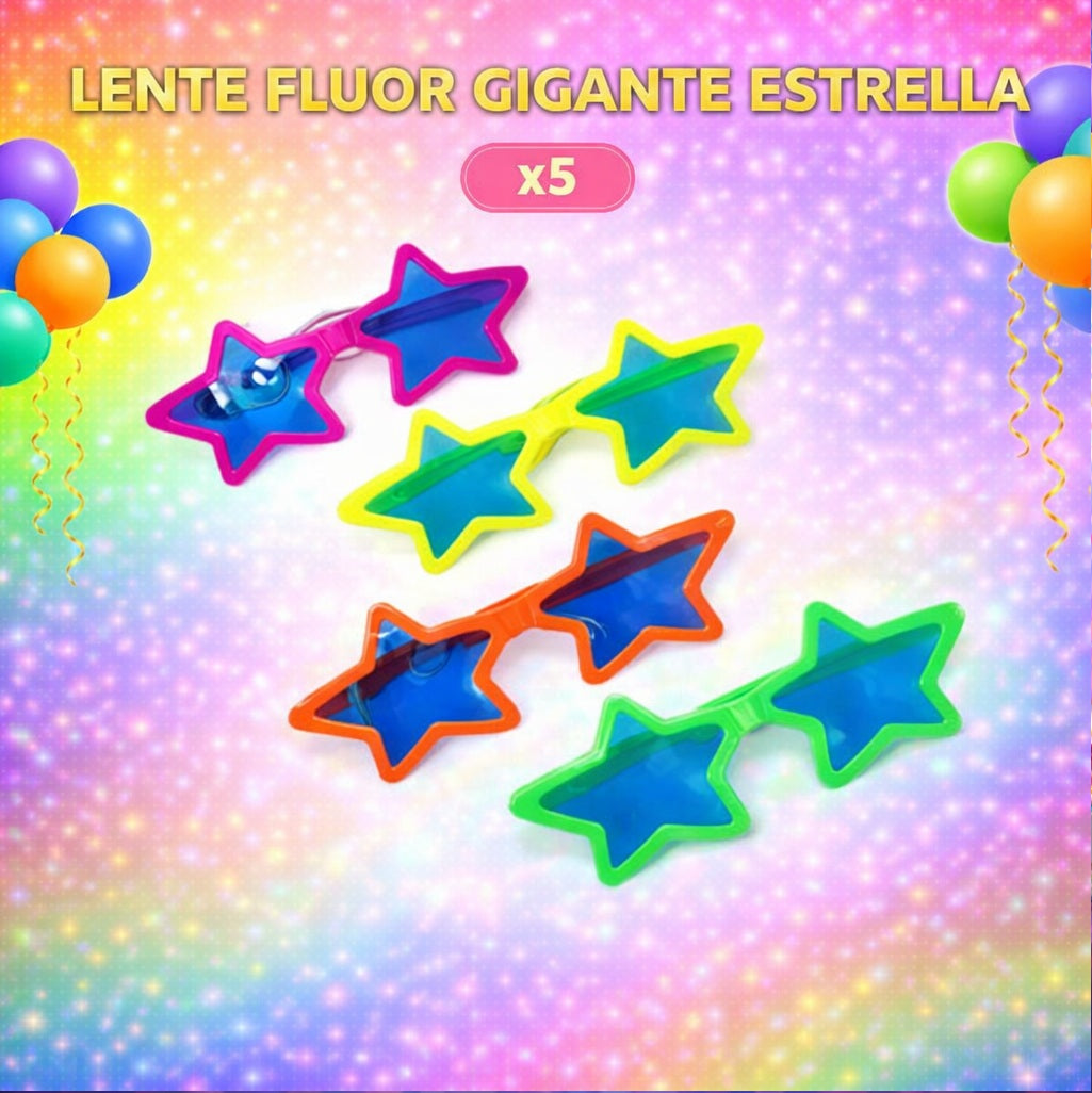 Lentes de Fiesta Mix Party para Disfraces, Cumpleaños, Cotillón y Eventos