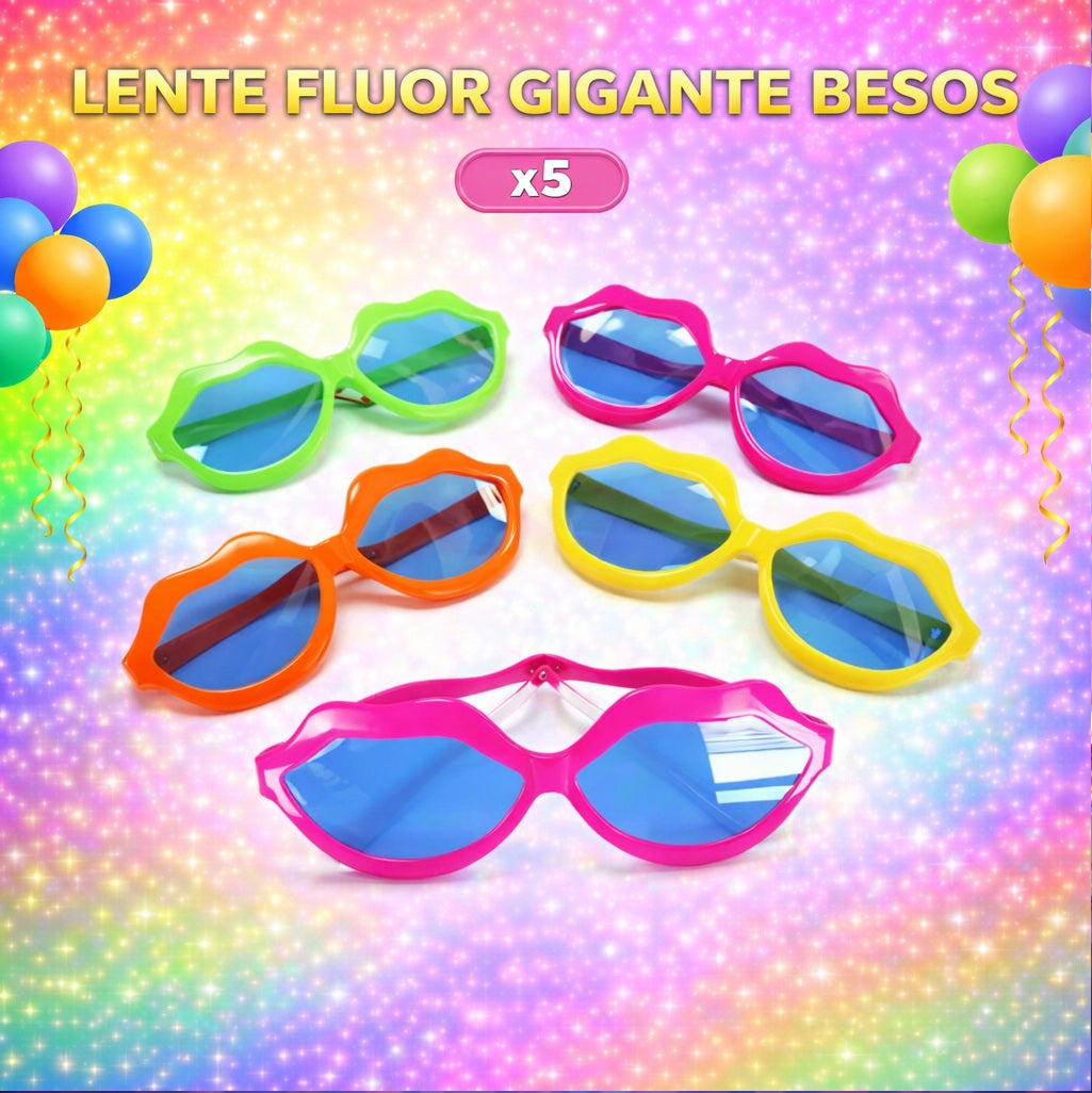 Lentes de Fiesta Mix Party para Disfraces, Cumpleaños, Cotillón y Eventos