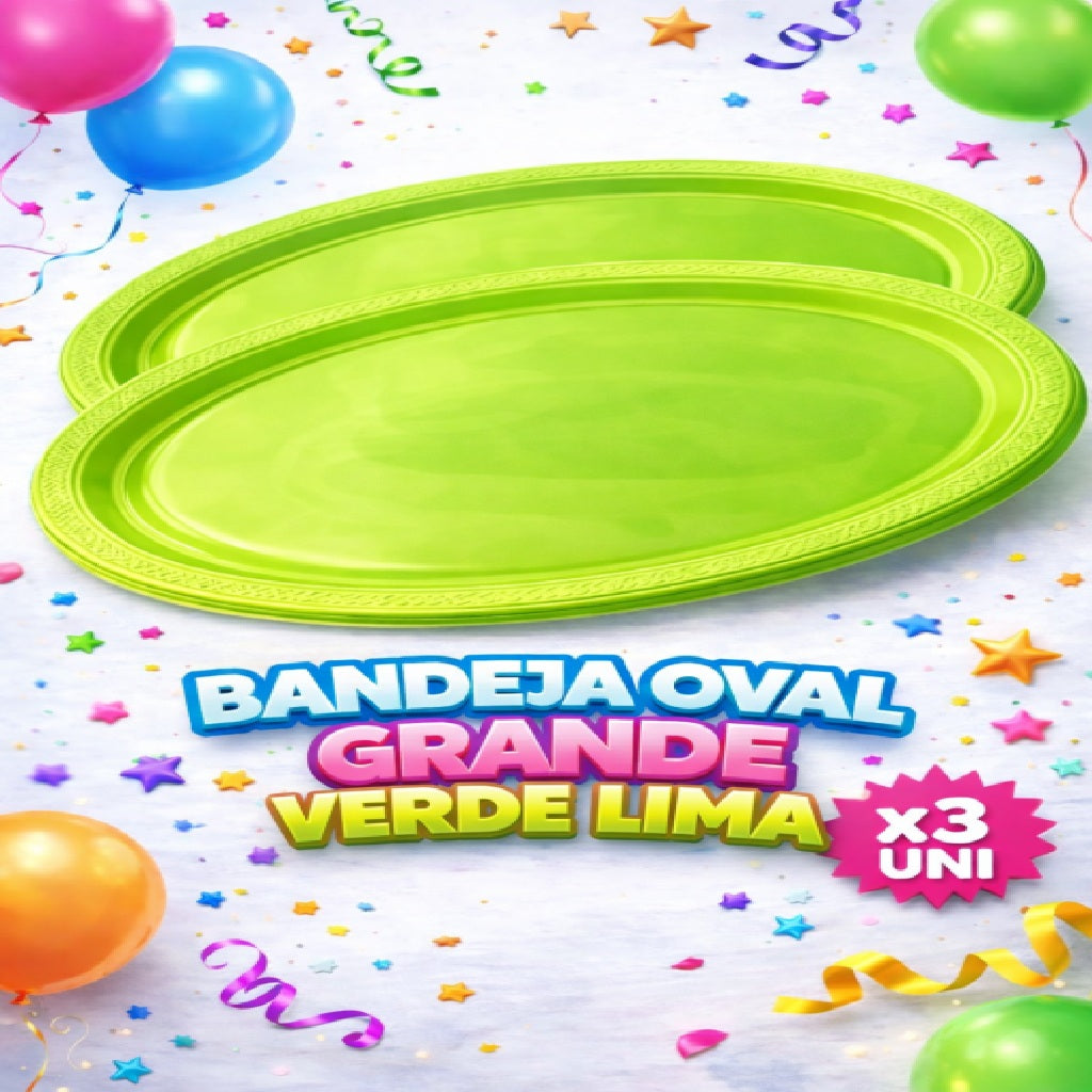 Bandejas Ovales Grandes x3 – Bandeja para Fiesta