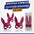 Antifaz Conejo Glitter x3 – Accesorio Fiesta, Disfraz y Cotillón