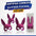 Antifaz Conejo Glitter x3 – Accesorio Fiesta, Disfraz y Cotillón