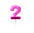 Velas Numerales Holográficas Fucsia – Velas de Cumpleaños