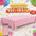 Mantel de Mesa 137 x 274 cm de Colores PASTELES para Fiesta, Cumpleaños y Decoración de Eventos