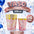 Vaso Carton x 6 Colores MARMOLEADOS 210 ml – Vasos Desechables para Fiesta
