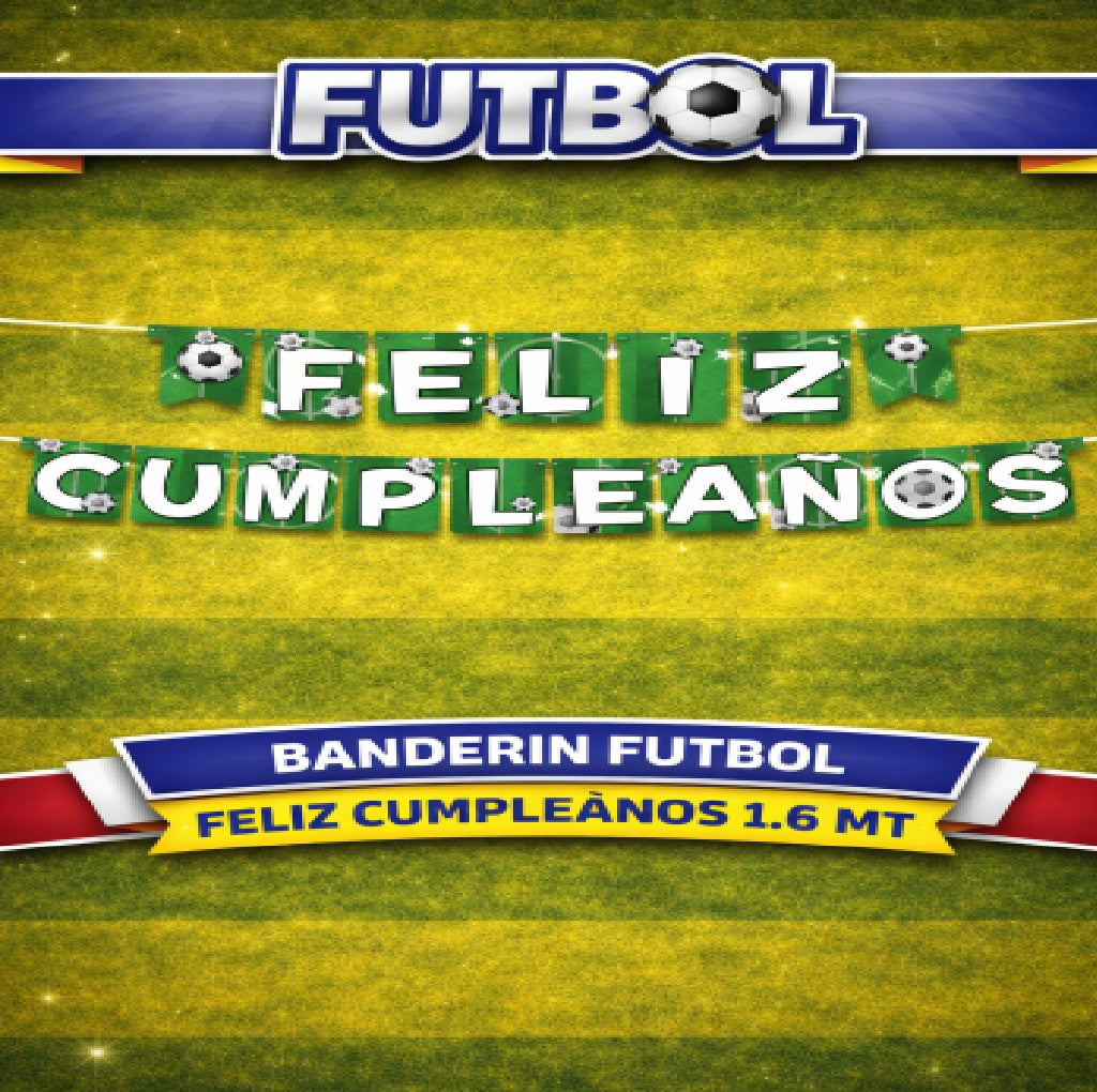 Decoración de Cumpleaños Fútbol – Set de Mesa Infantil para Fiesta Temática de Fútbol