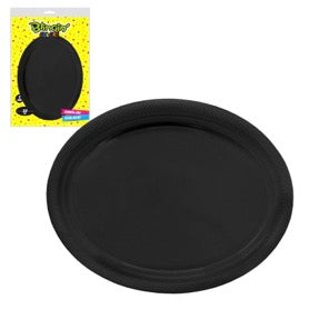Bandejas Ovaladas 12” x5 Unidades – Bandejas Plásticas para Picoteo