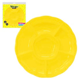 Bandejas Porta Snack x3 - Bandejas Plásticas para Picoteo